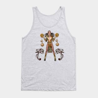 Steampunk lady with wings Tank Top